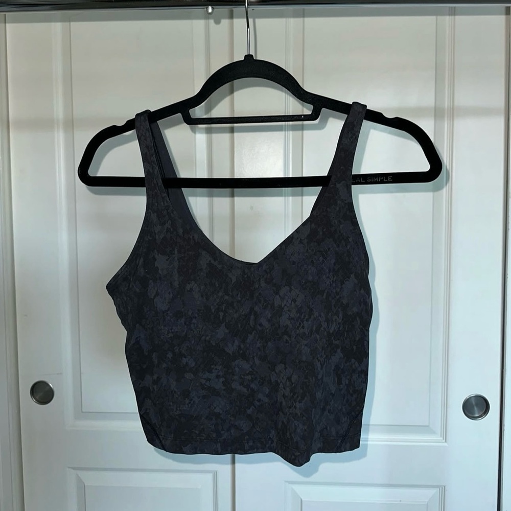lululemon align tank snake print size 8